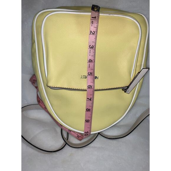 Nine West Women's Yellow Dome Backpack‎ with Adjustable Straps - Picture 5 of 6
